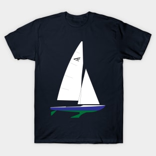 Flying Fifteen Sailboat T-Shirt
